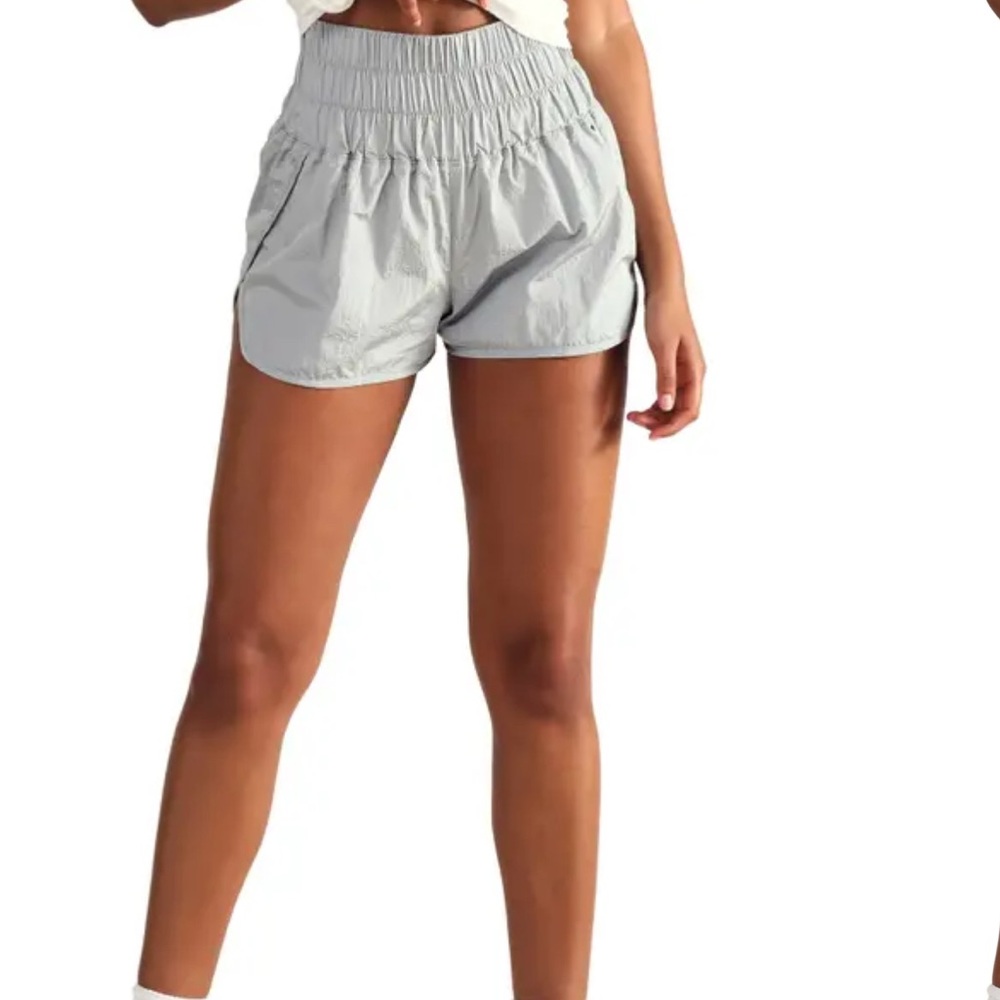 New!  Free People Movement Way Hime Shorts. ‎ Arctic Mist.
